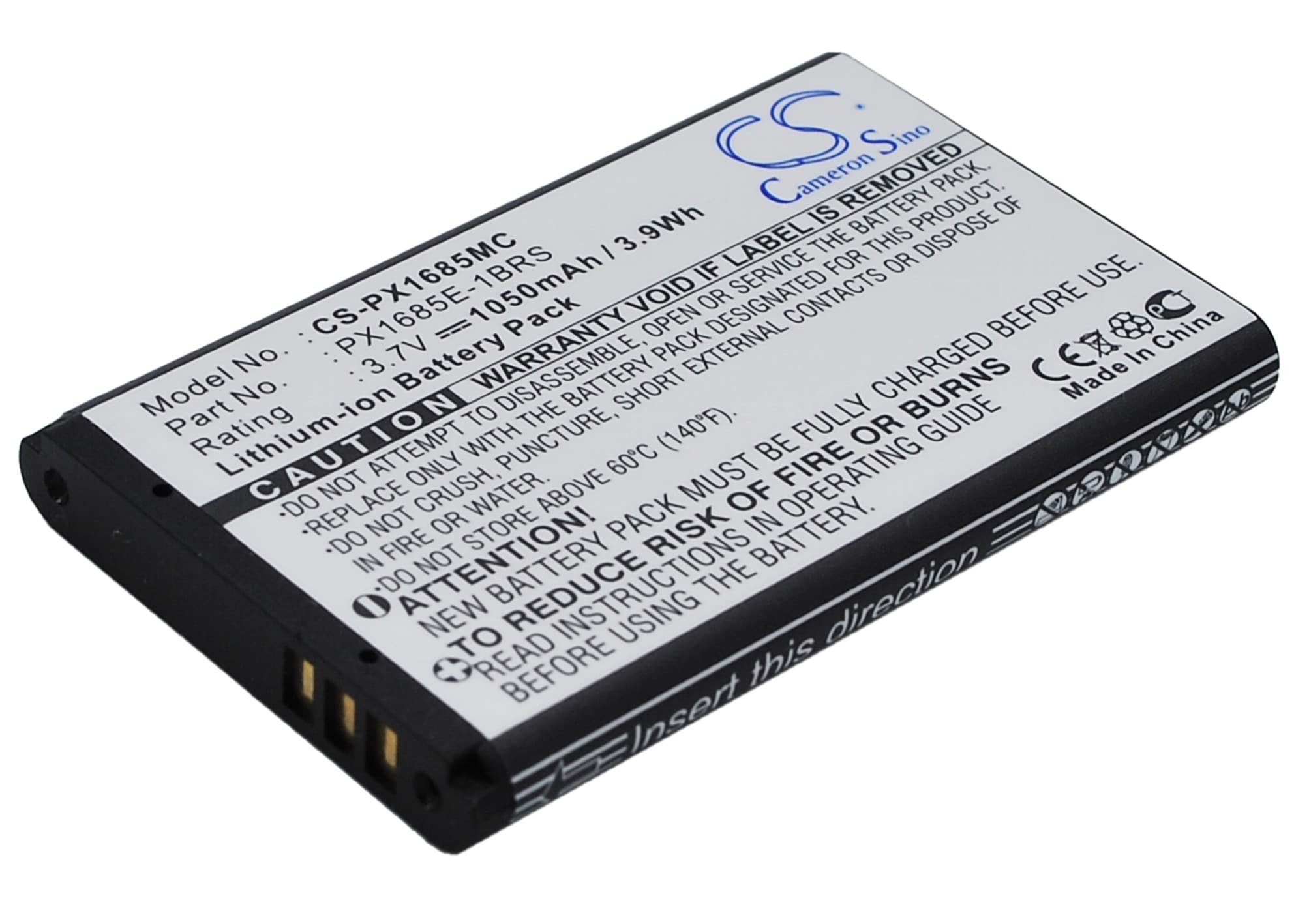 Batteri til kamera til Toshiba Camileo S20, Camileo S20-B, Camileo S40 og andre.