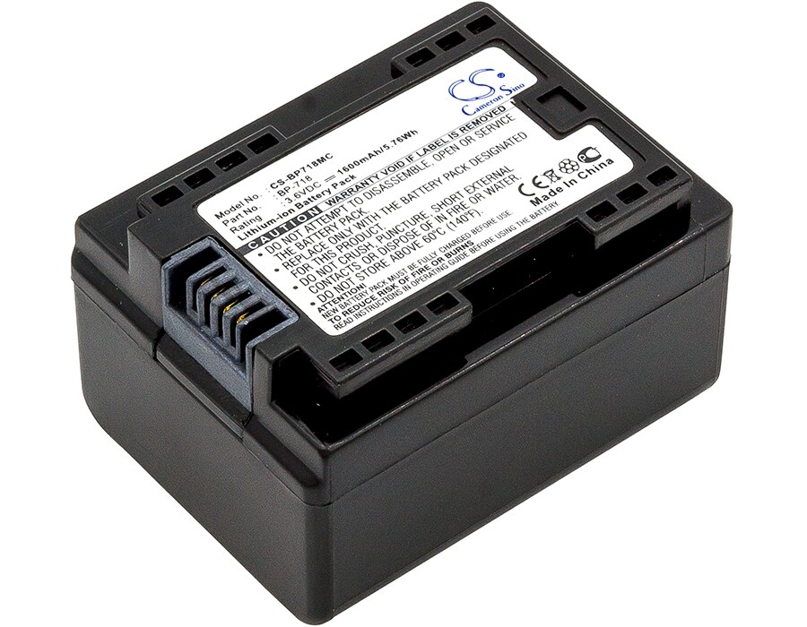 Batteri til kamera til Canon VIXIA HF M52, VIXIA HF M50, VIXIA HF M500 og andre.