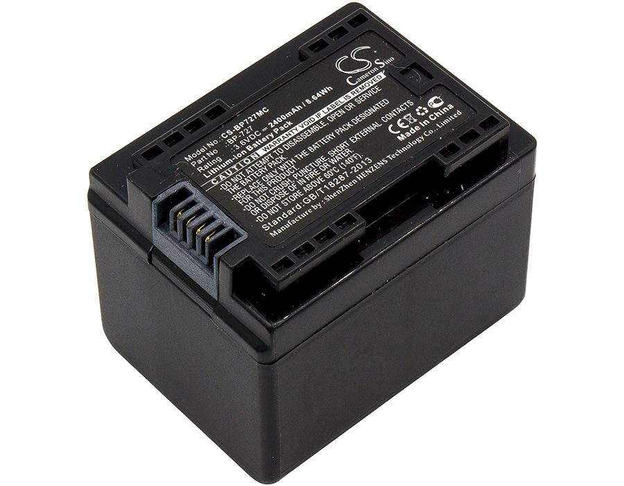 Batteri til kamera til Canon VIXIA HF M52, VIXIA HF M50, VIXIA HF M500 og andre.