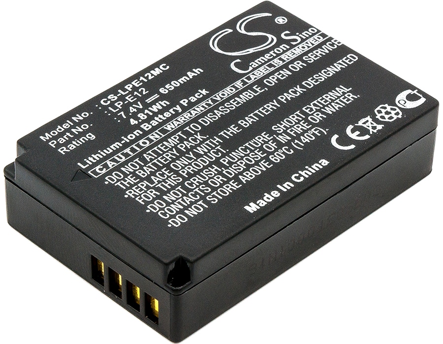 Batteri til kamera til Canon EOS M, EOS-M, EOS 100D osv.