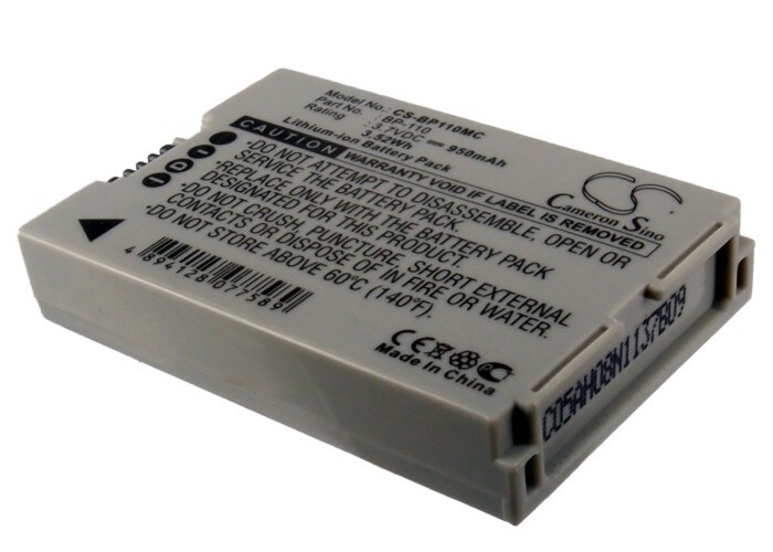 Batteri til kamera til Canon Legria HF R26, Legria HF R28, Legria HF R206 og andre.