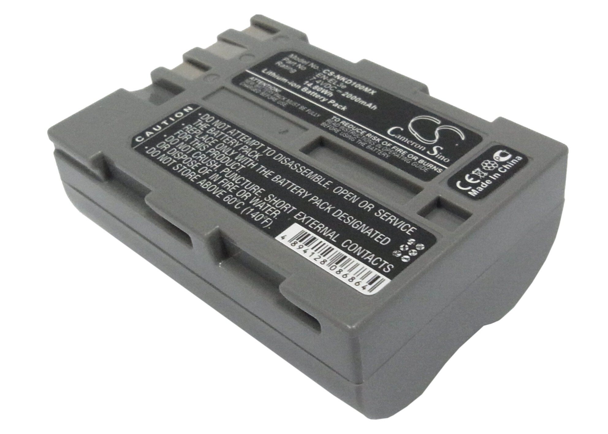 Batteri til kamera til Nikon D100 SLR, DSLR D700, D50 osv.
