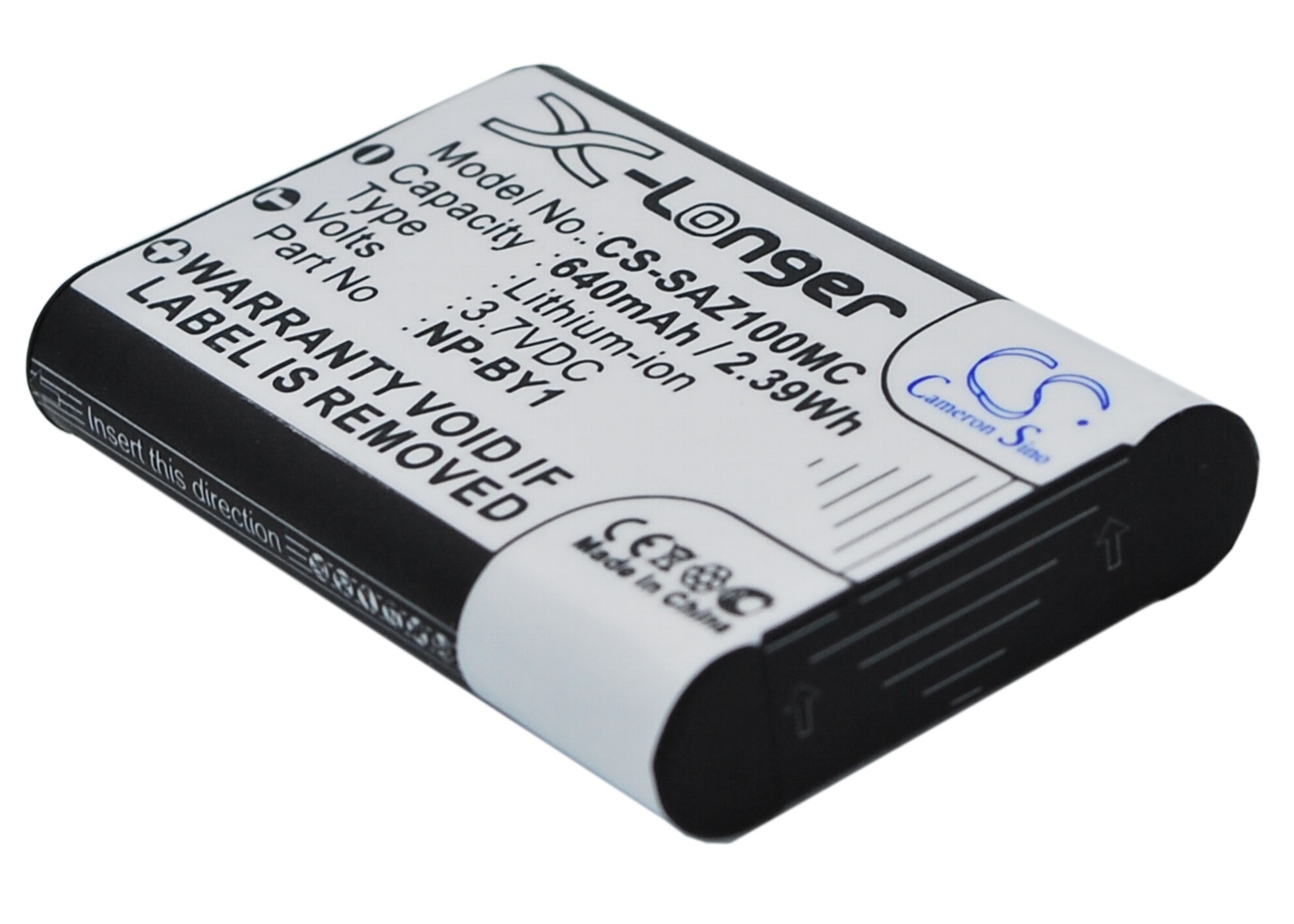 Batteri til kamera til Sony Action Cam Mini AZ1, HDR-AZ1, HDR-AZ1/W osv.