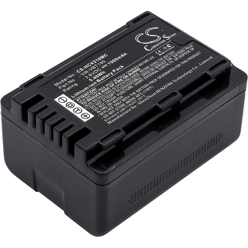 Batteri til kamera til Panasonic HC-V520M, HC-V110, HC-V130 osv.