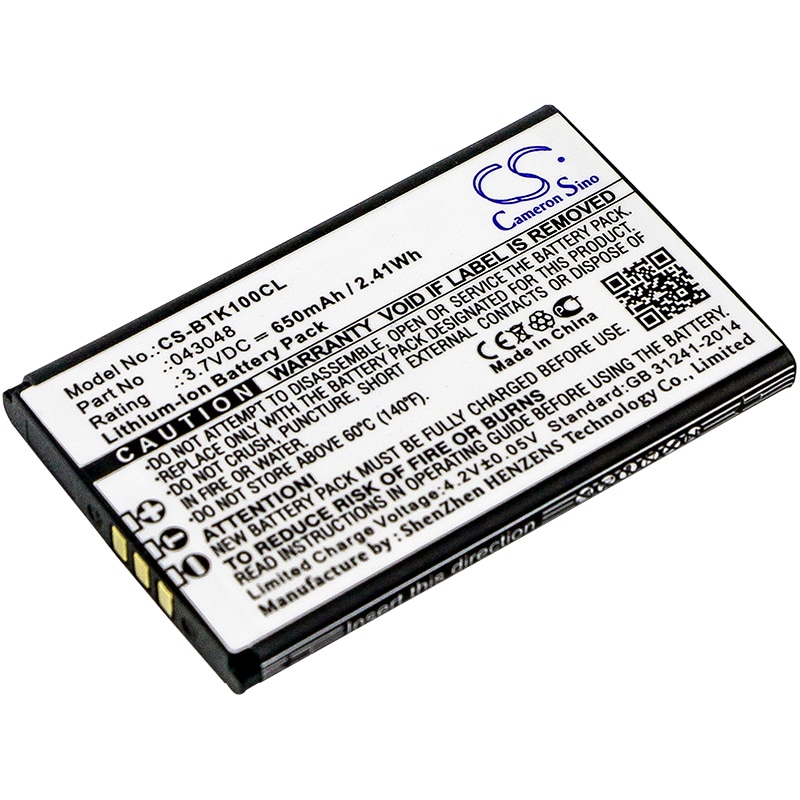 Batteri til trådløs telefon til BT Elements 1K