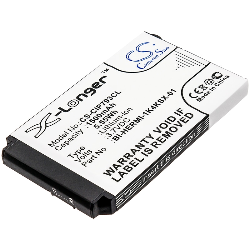 Batteri til trådløs telefon til Cisco 7925G, 7926G, 7925G-EX og andre.