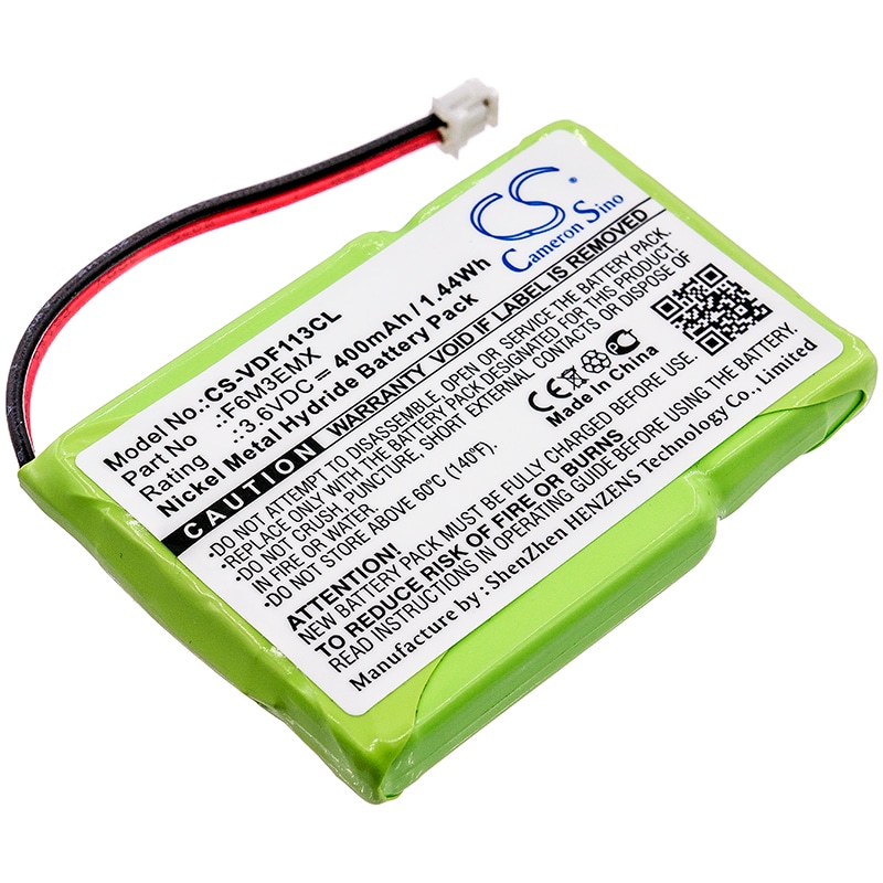 Batteri til trådløs telefon til Cobra CP471, CP472, CP473 og andre.