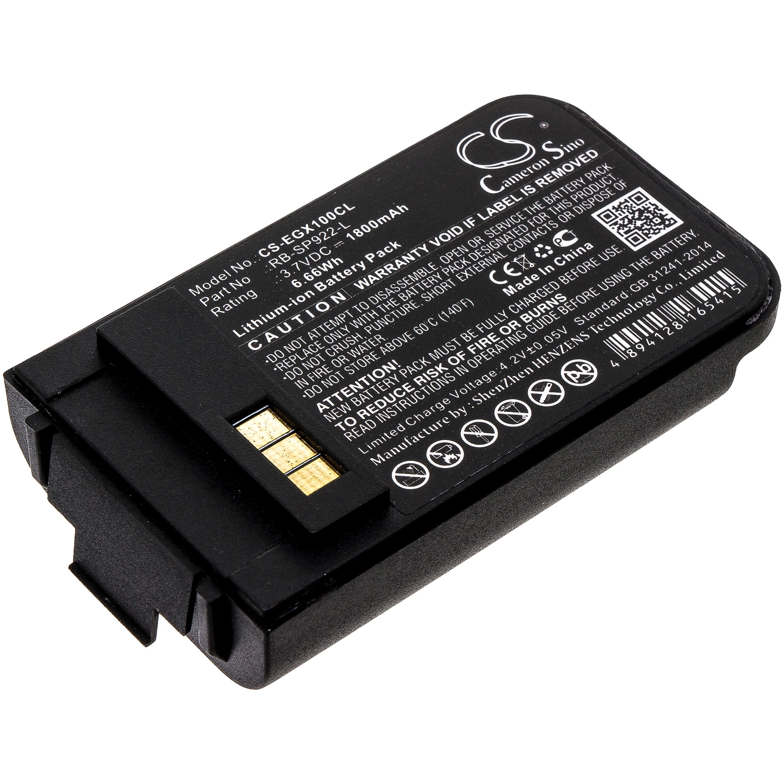 Batteri til trådløs telefon til EnGenius DuraFon 1x, DuraFon 4x, Durawalkie og andre.