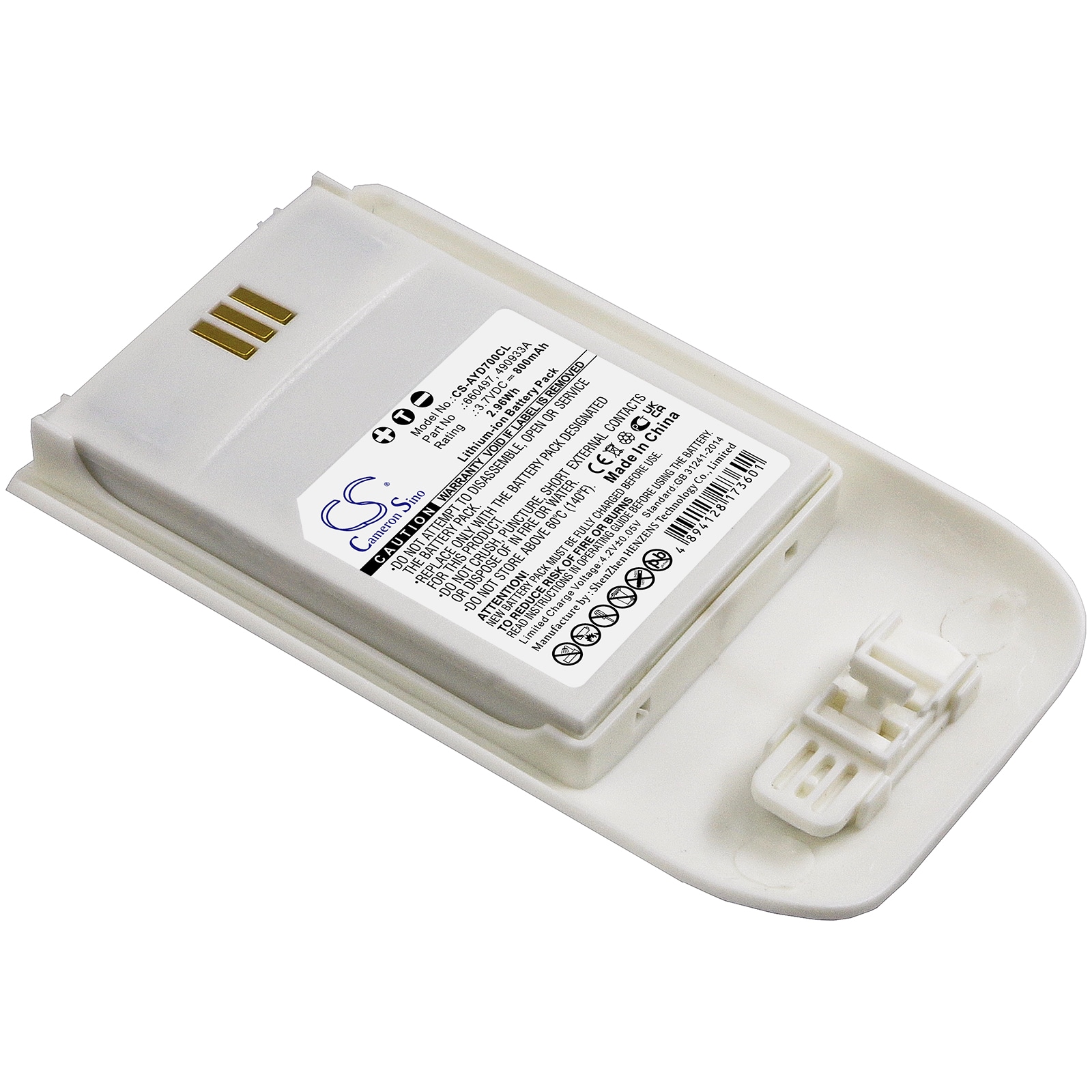 Batteri til trådløs telefon til Mitel 5634, 5614