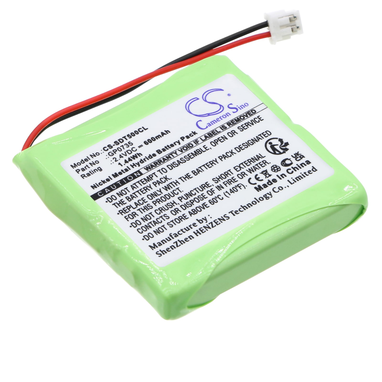 Batteri til trådløs telefon til Telstra 8400A, 8450, CLS-8450 osv.
