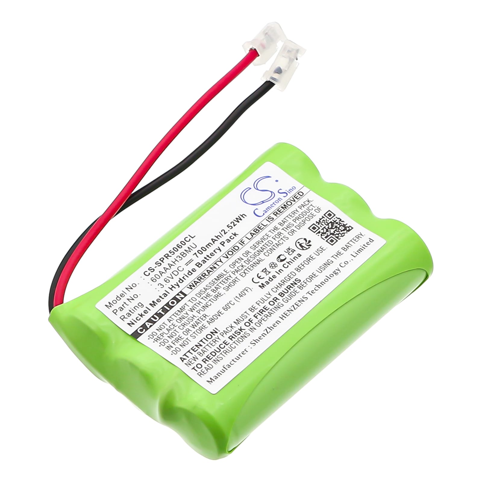 Batteri til trådløs telefon til Thomson T7400, T7500, T7800