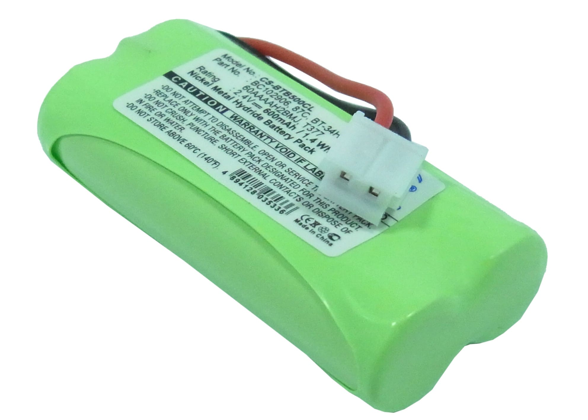 Batteri til trådløs telefon til Premier Magic 110, Magic 120, Magic 130 osv.