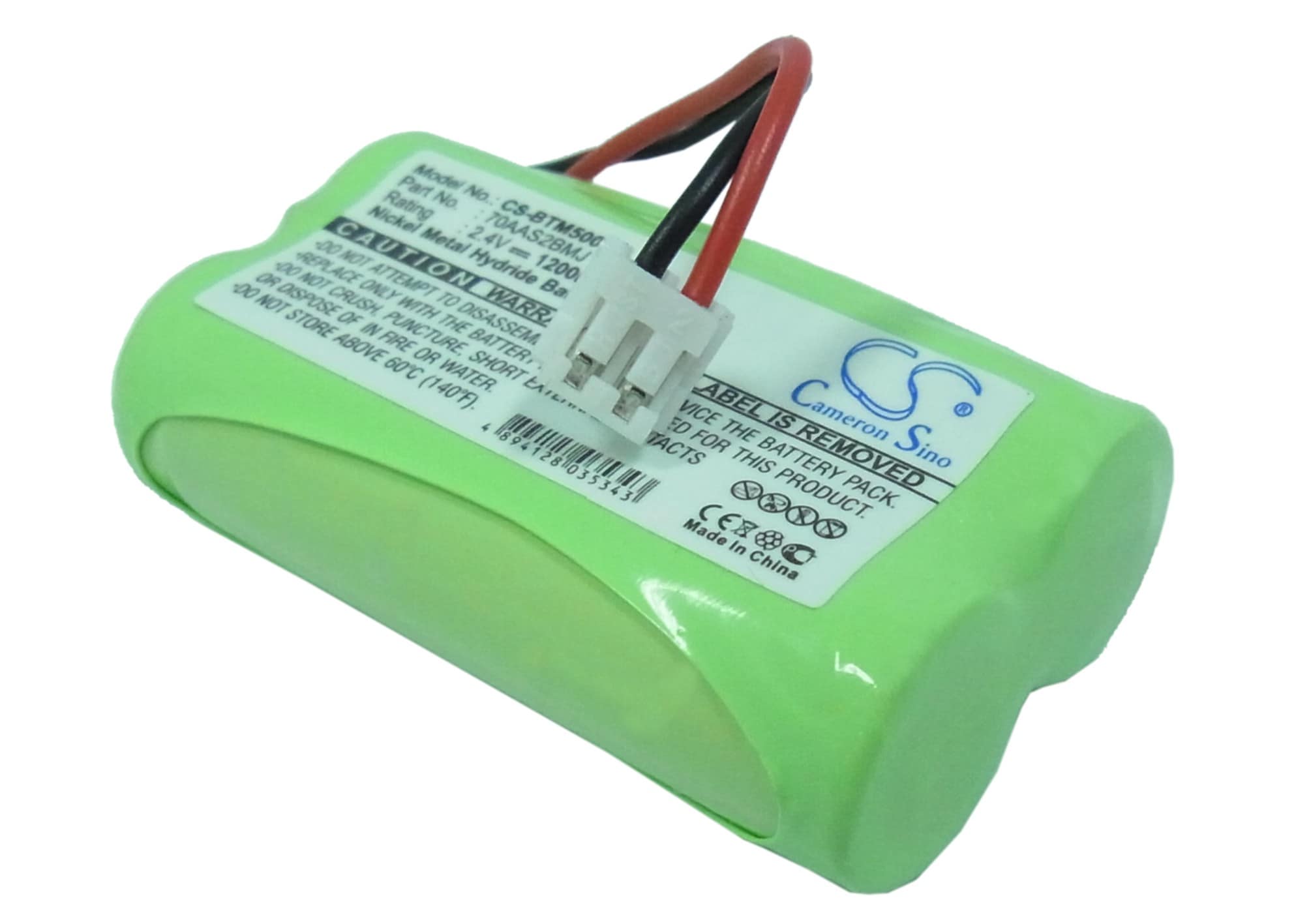 Batteri til trådløs telefon til Binatone MD500, Micro DECT-kompatibel og andre.