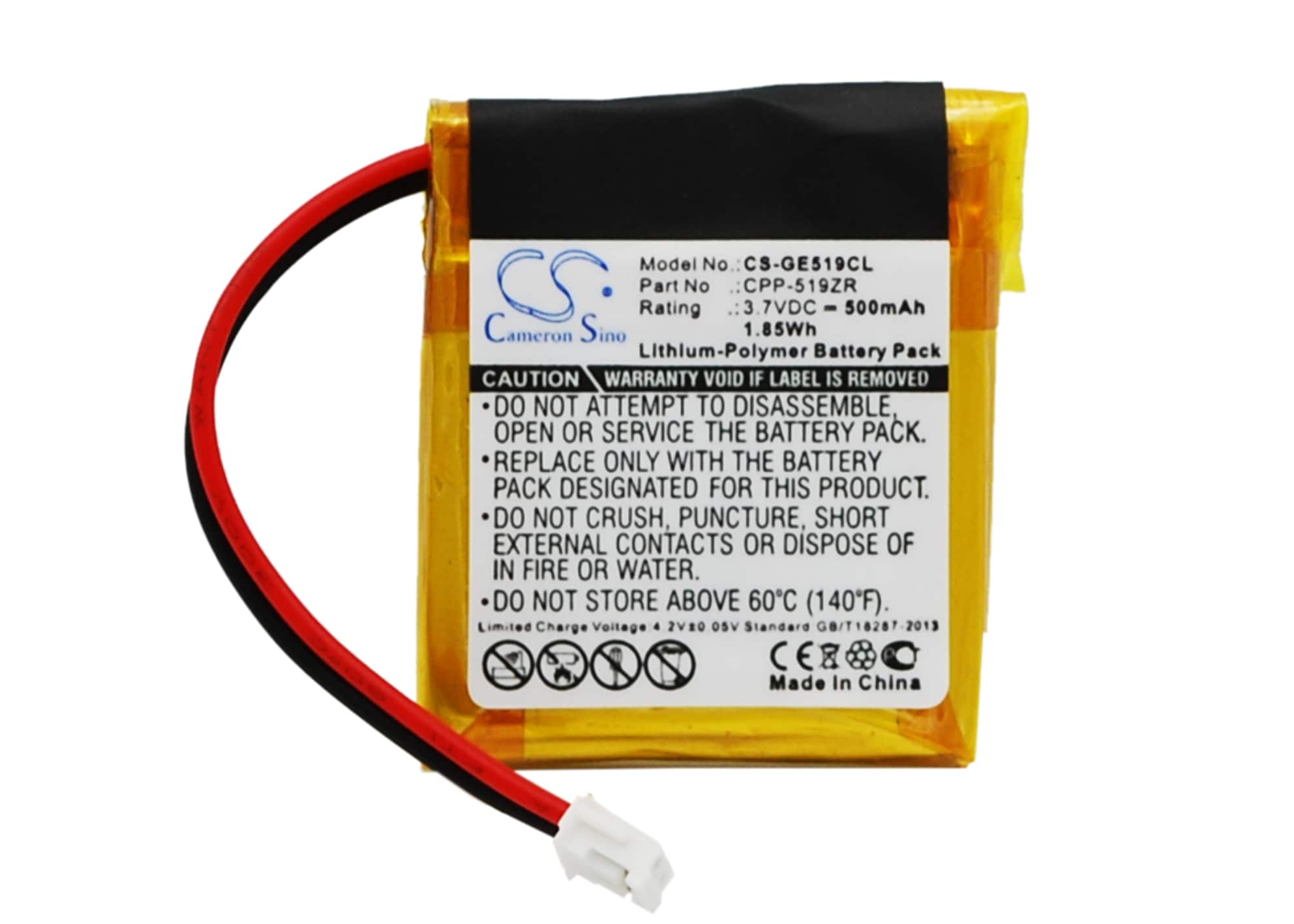 Batteri til trådløs telefon til RCA F8011A, F8021A, F8031A osv.