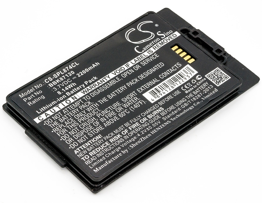 Batteri til trådløs telefon til Spectralink 8742, PIVOT S8742, PBL87420