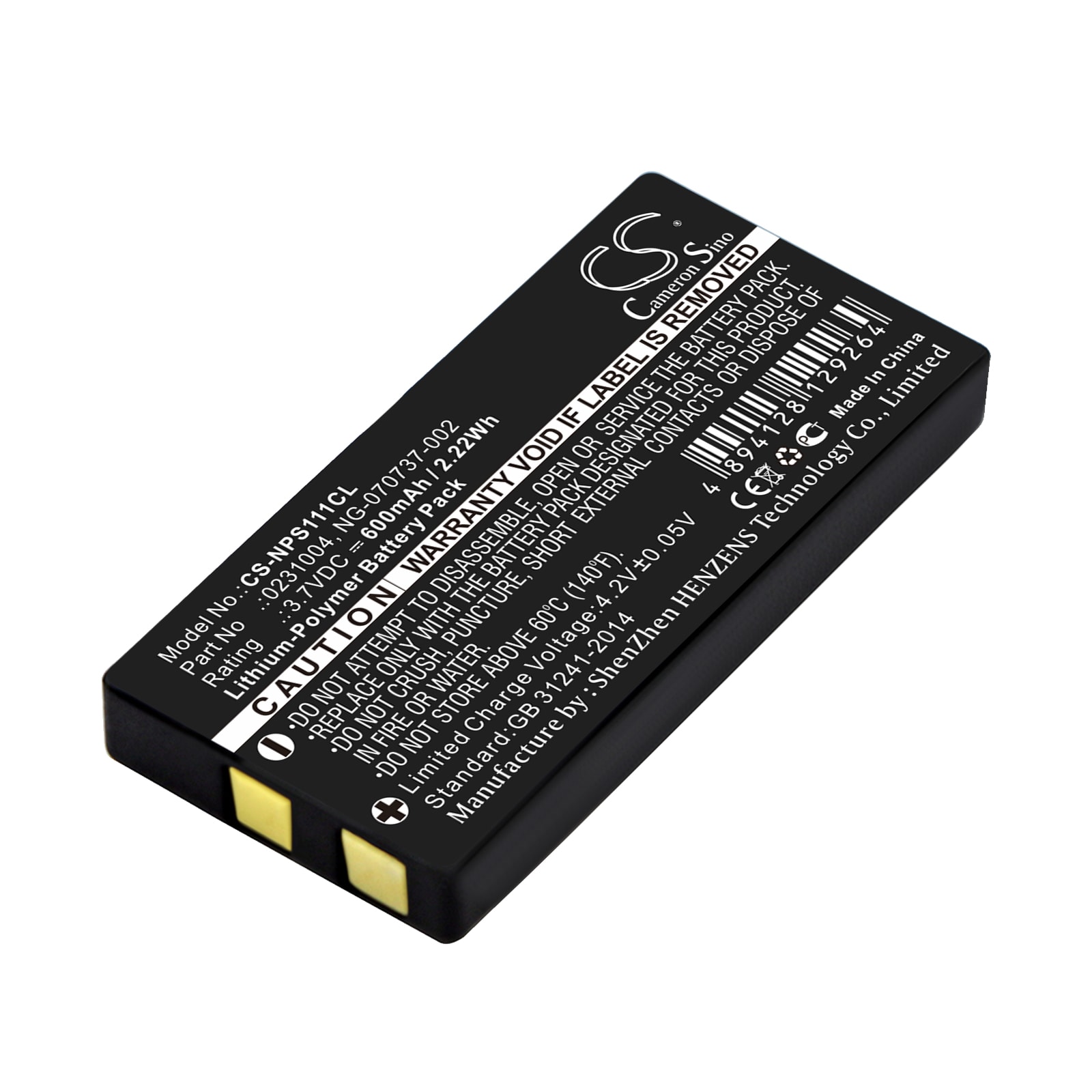 Batteri til trådløs telefon til NEC Dterm, PS111, PS3D osv.