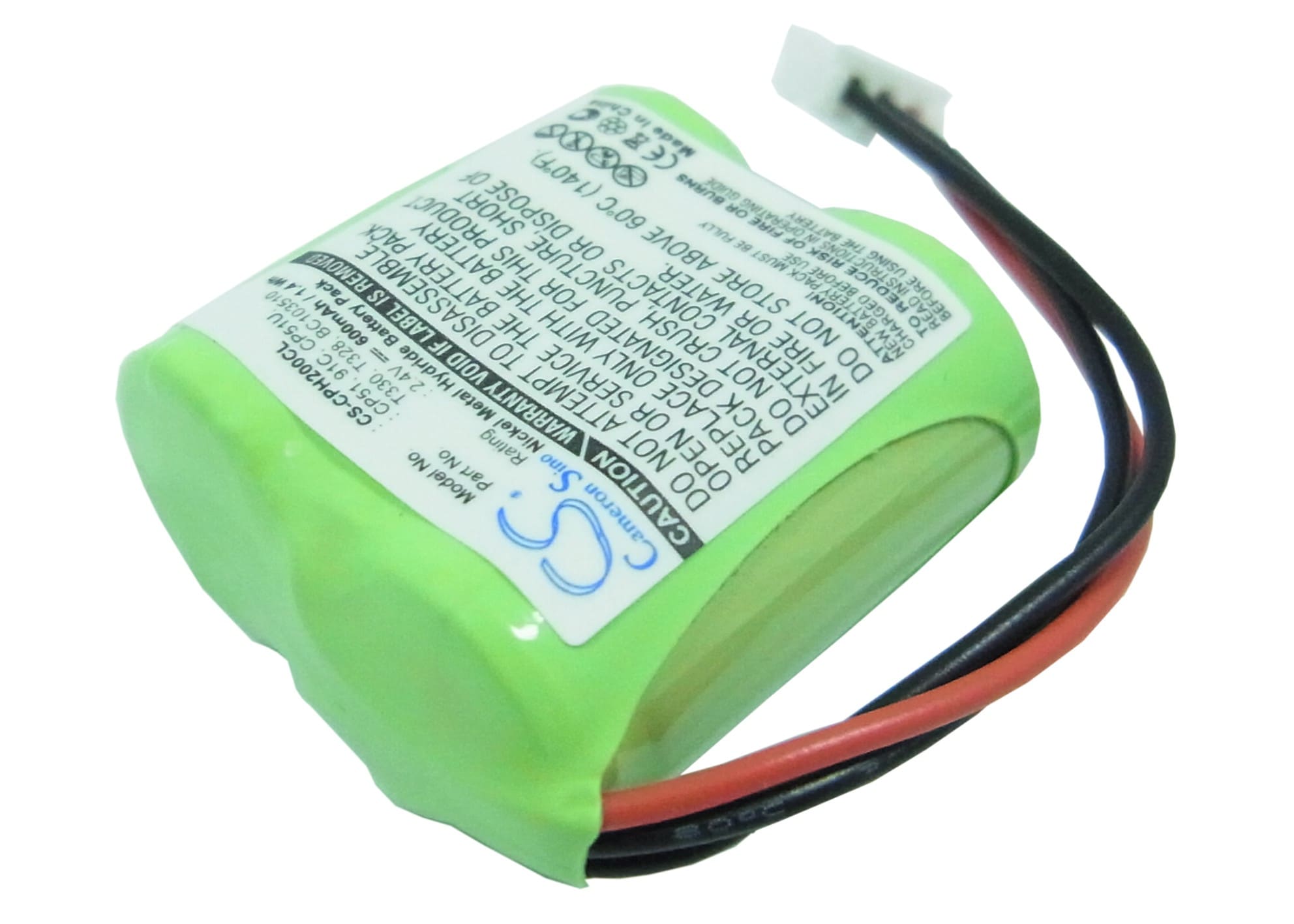 Batteri til trådløs telefon til Philips Magic 2, TD6031, TD6731 og andre.