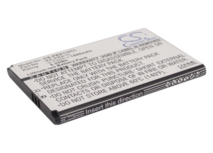 Batteri til trådløs telefon til Panasonic KX-PRX110, KX-PRX110GW, KX-PRX120 og andre.