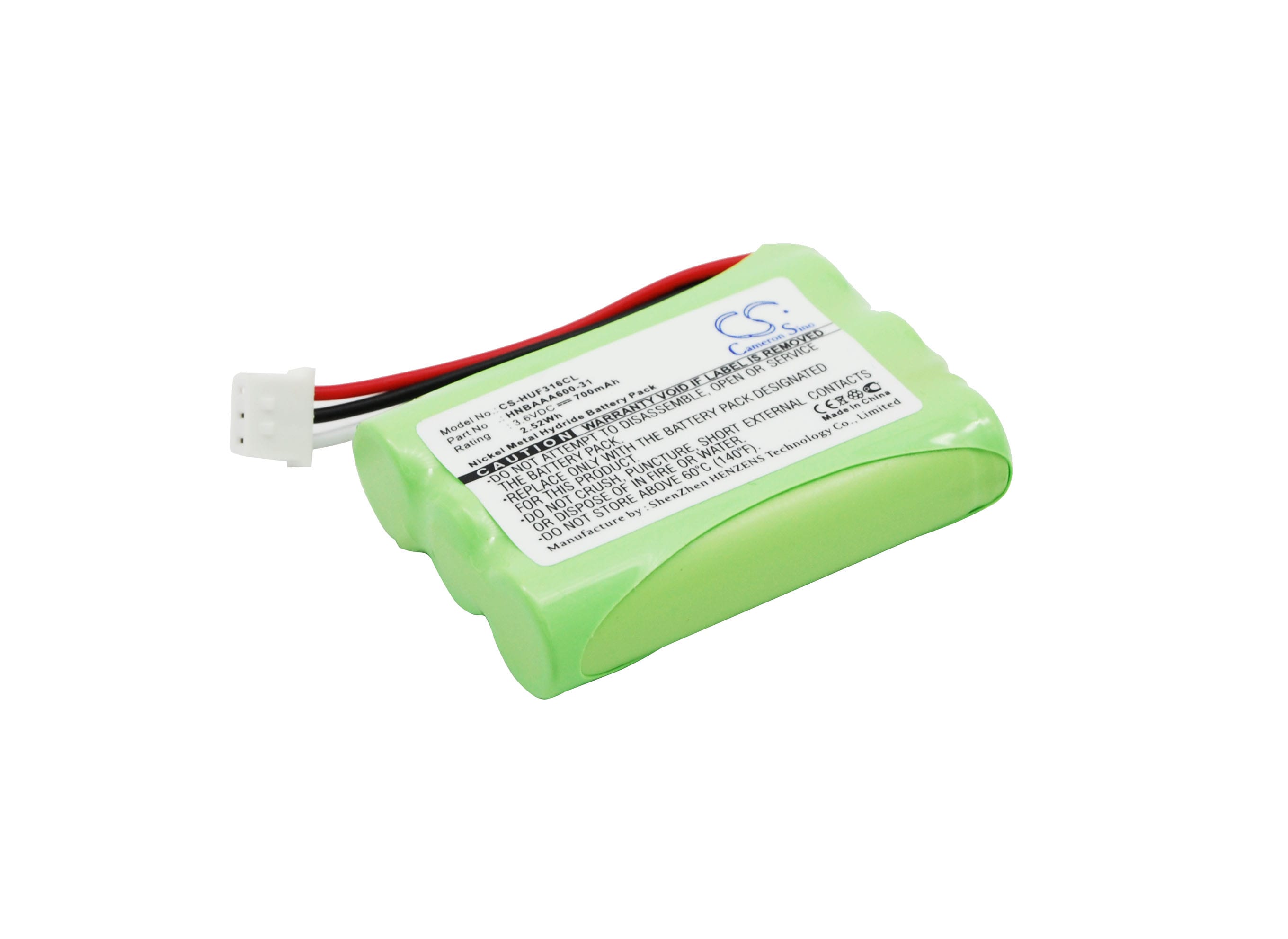 Batteri til trådløs telefon til Huawei F316, F317, F202 og andre.