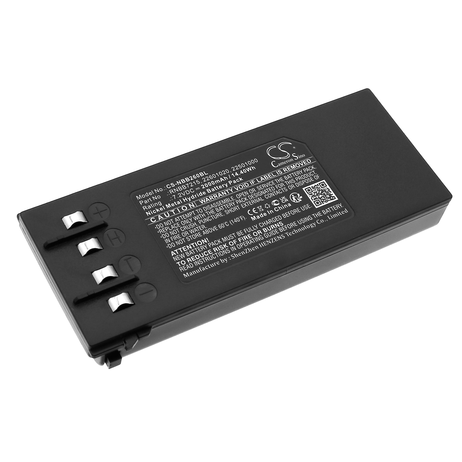 Batteri til fjernbetjening til kran til HIAB 095, 102, 077 HIDUO og andre.