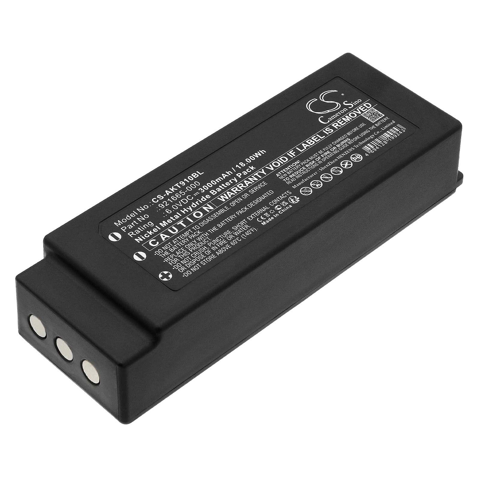 Batteri til fjernbetjening til kran til Akerstrom MC91, MC92, MC96 osv.