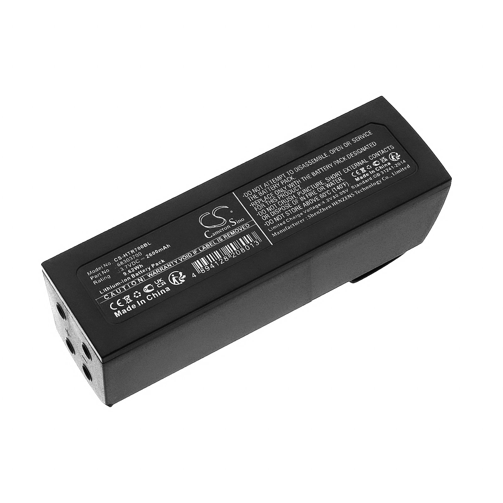 Batteri til fjernbetjening til kran til Hetronic ERGO-S