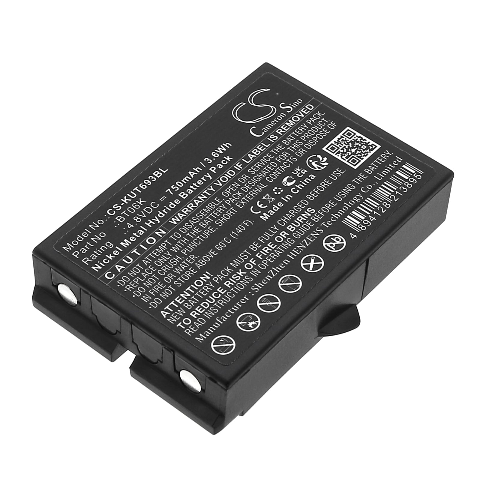 Batteri til fjernbetjening til kran til IKUSI 2303692, ATEX-sendere osv.