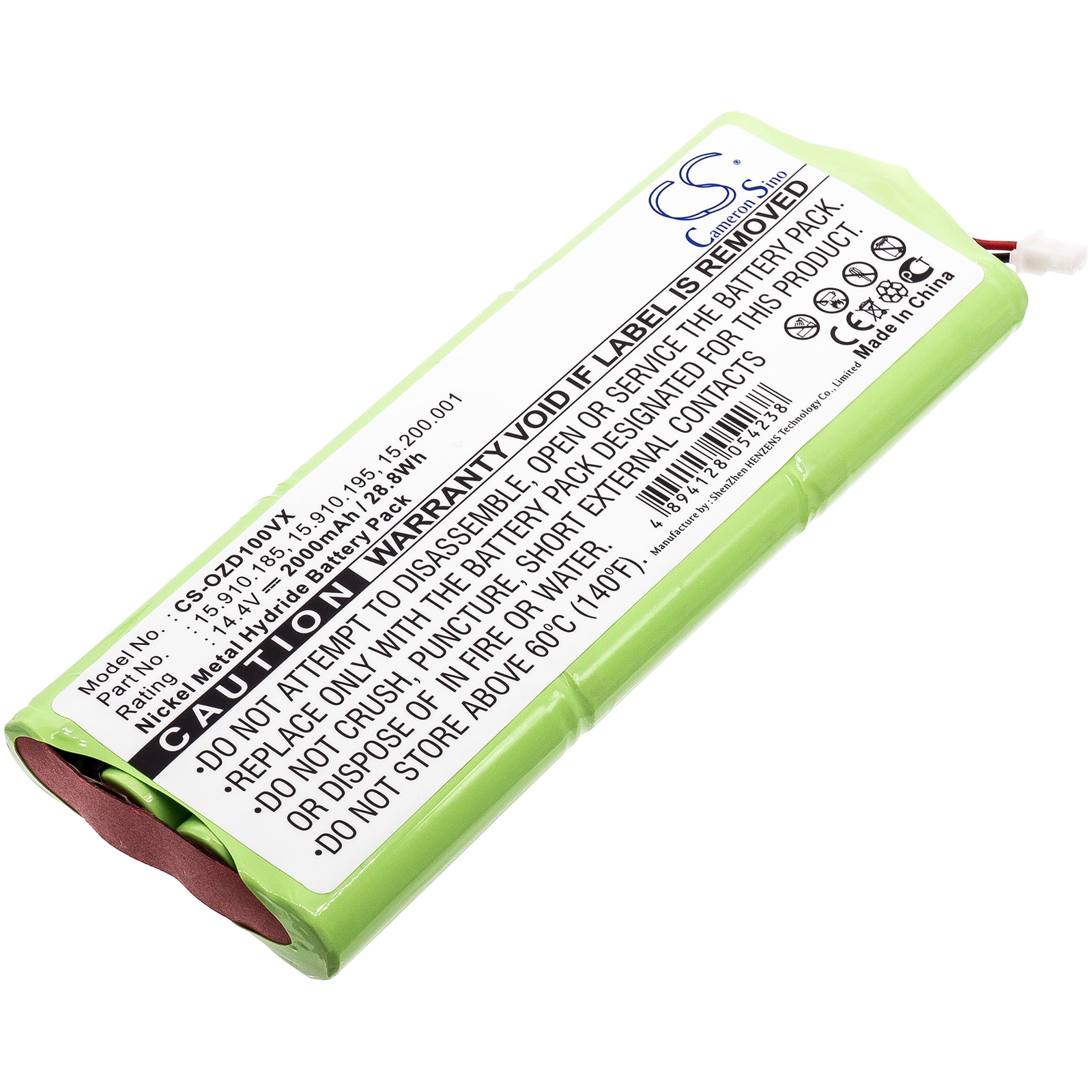 Batteri til Crane-fjernbetjening til Ozroll ODS Controller, E-Port Controller