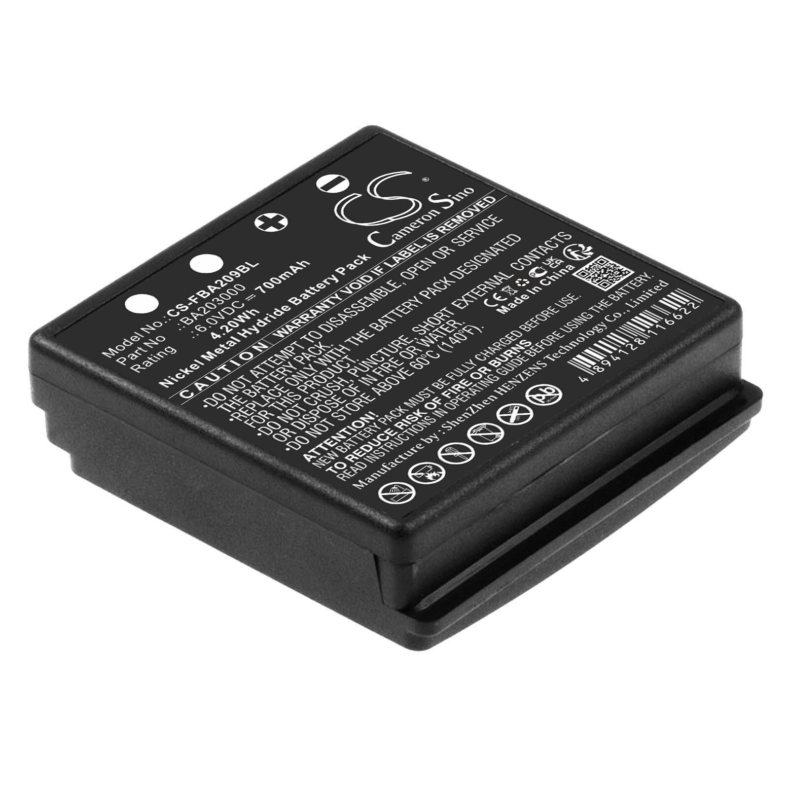 Batteri til fjernbetjening til kran til HBC FUB9NM, FBFUB09N og andre