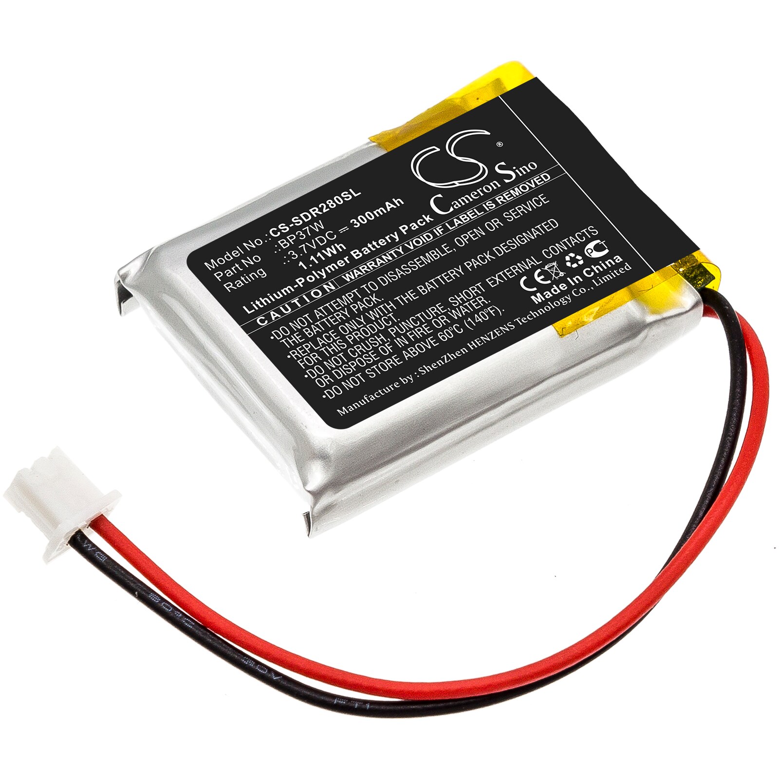 Batteri til Dogtra 280C-modtager, 282C-modtager, Trainers ARC-hundehalsbånd