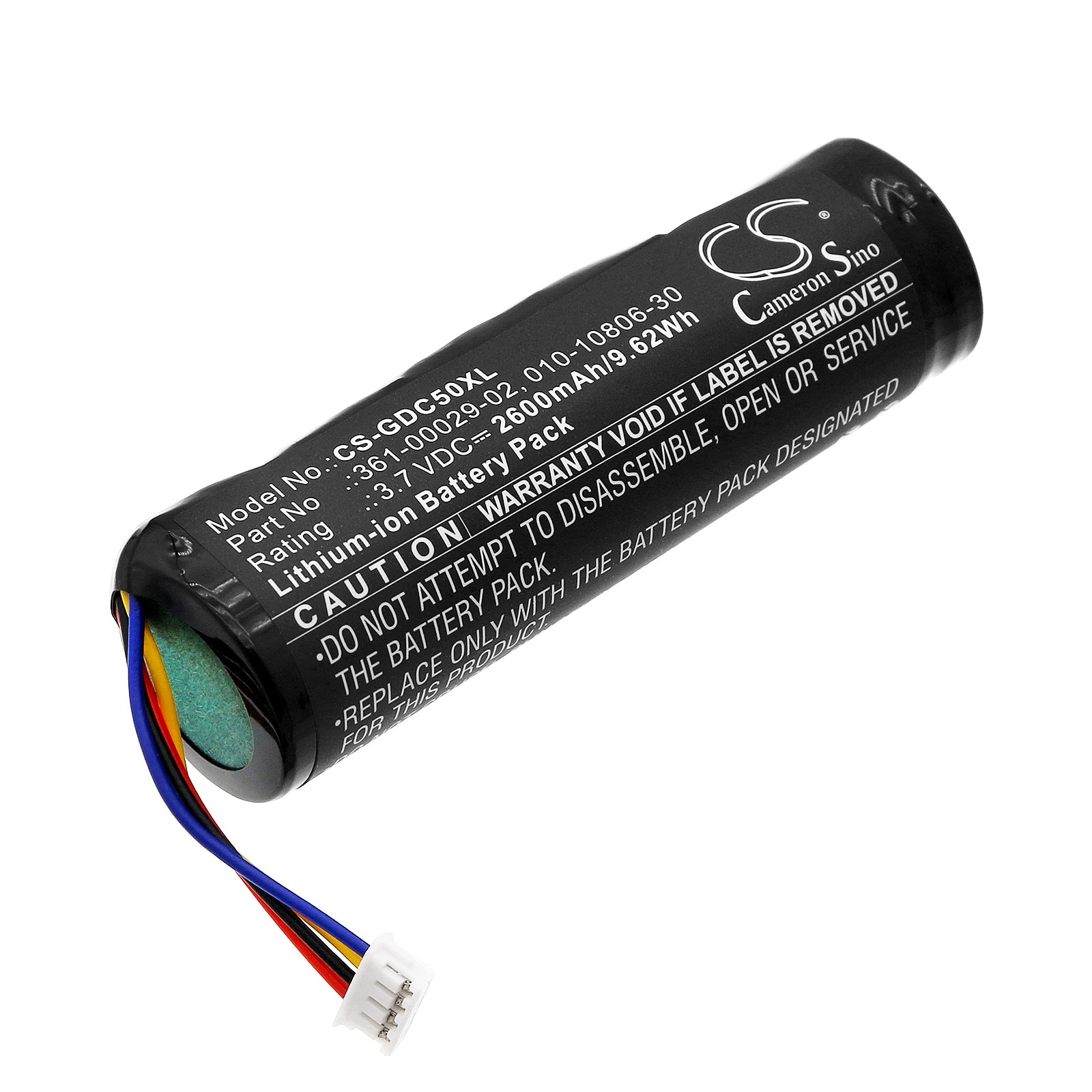Batteri til hundehalsbånd til Garmin DC50, DC50 hundesporingshalsbånd, Alpha osv.