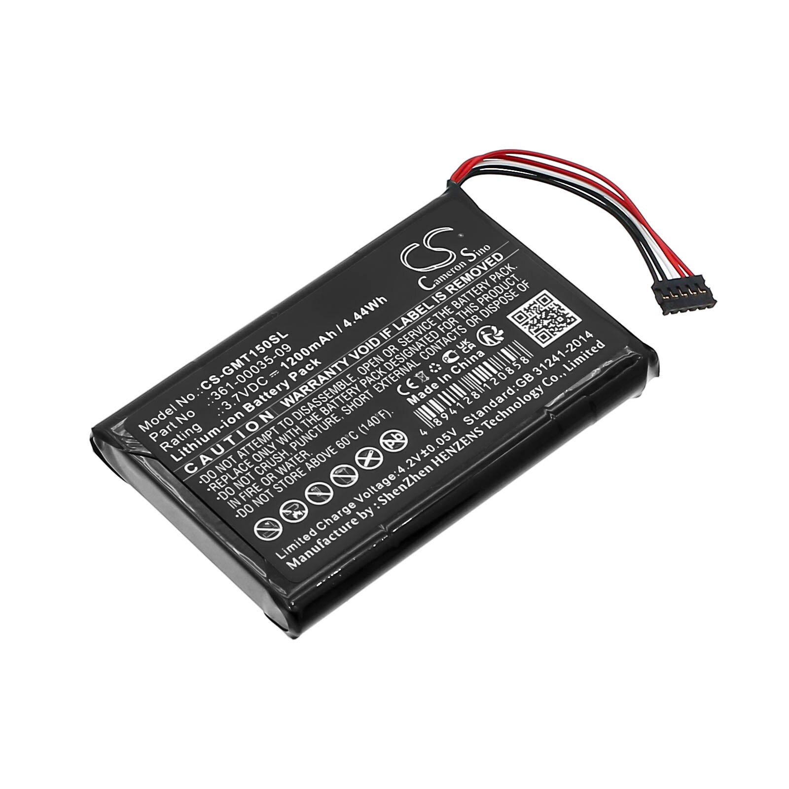 Batteri til hundehalsbånd til Garmin T 5 mini, TT 15 mini, TT15 mini GPS-sporing og andre.