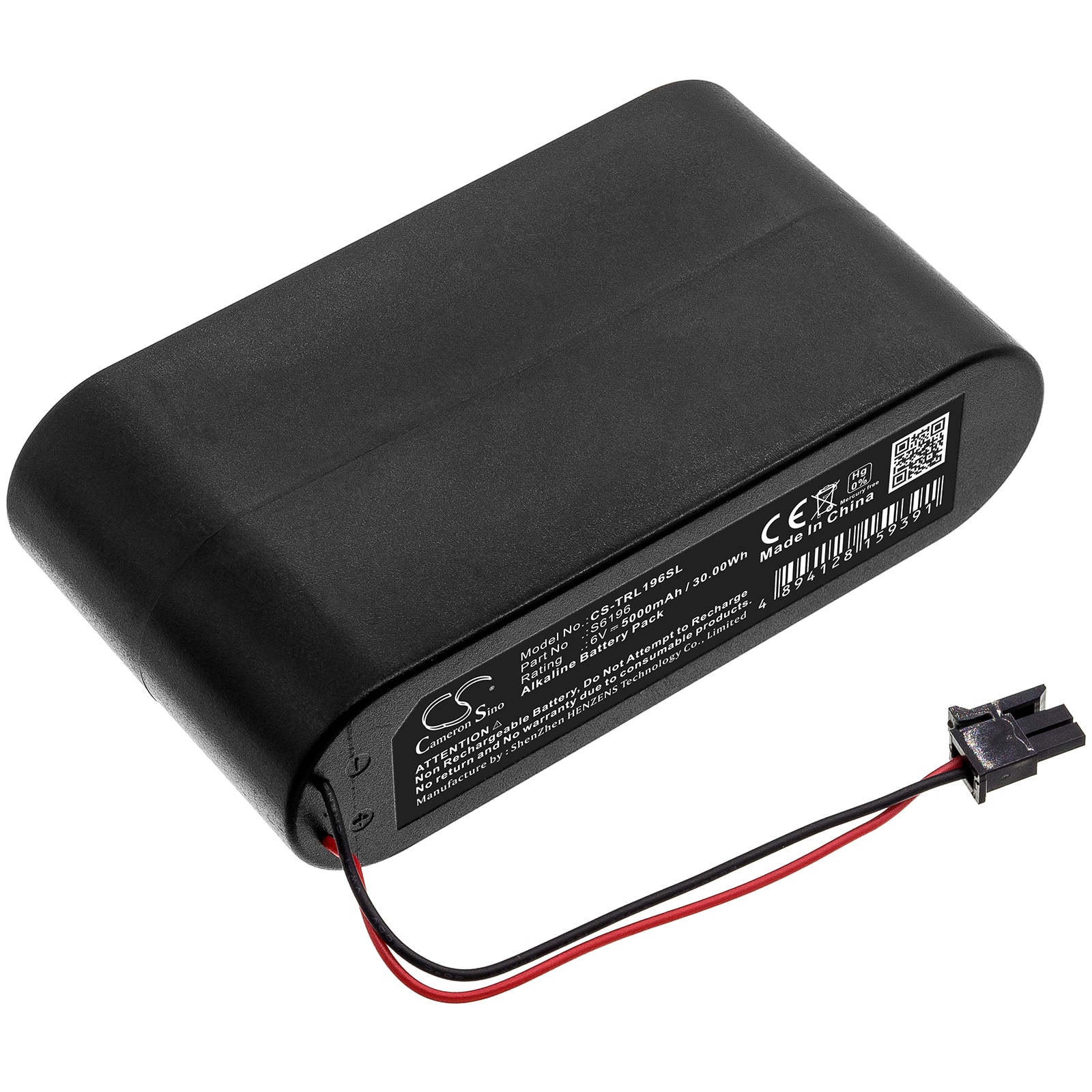 Batteri til dørlås til Trilogy DL6100, DL6500, ETDLN osv.