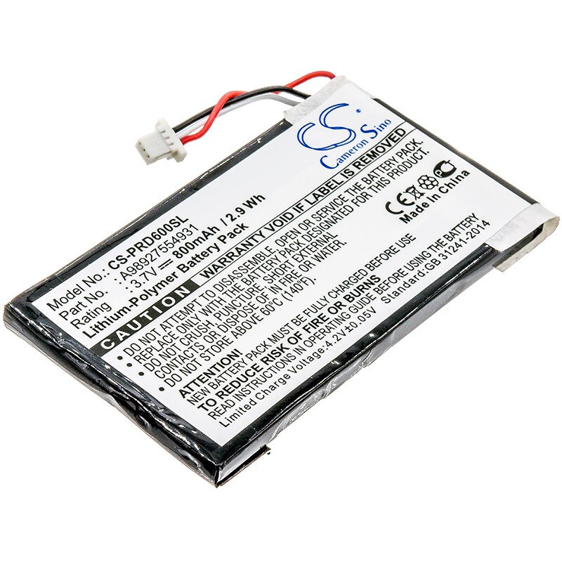 Batteri til e-bog, e-læser til Sony PRS-600, PRS-600/RC, PRS-600/BC