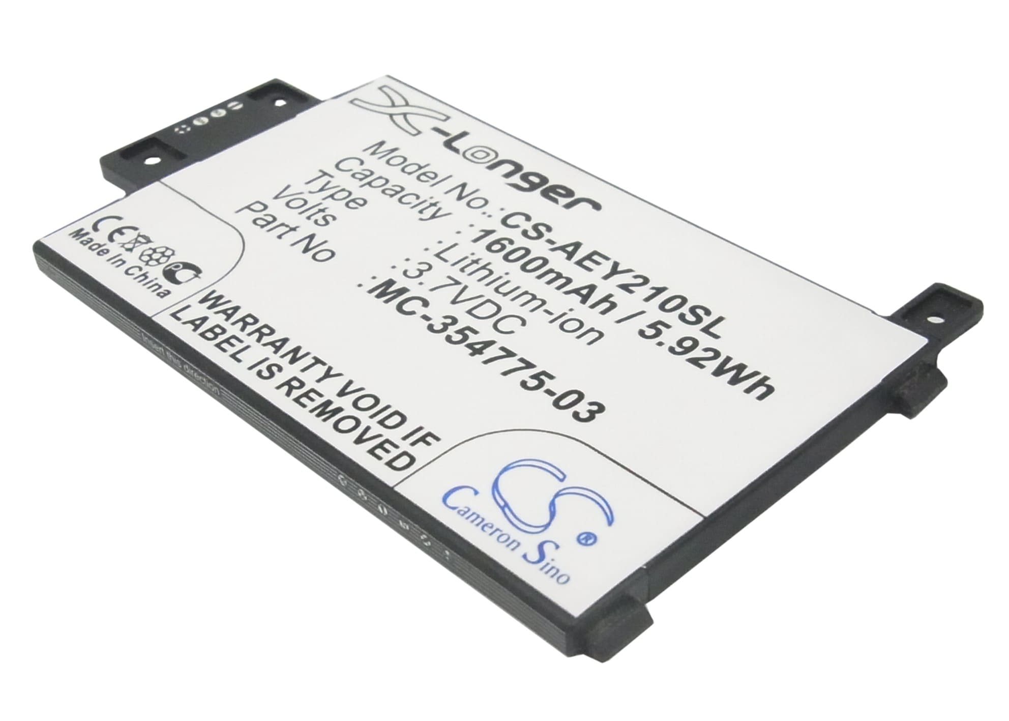 Batteri til e-bog, e-læser til Amazon Kindle Paperwhite 2014 Version, EY21 og andre.