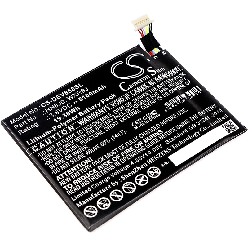 Batteri til tablet til DELL Venue 8 Pro 5855