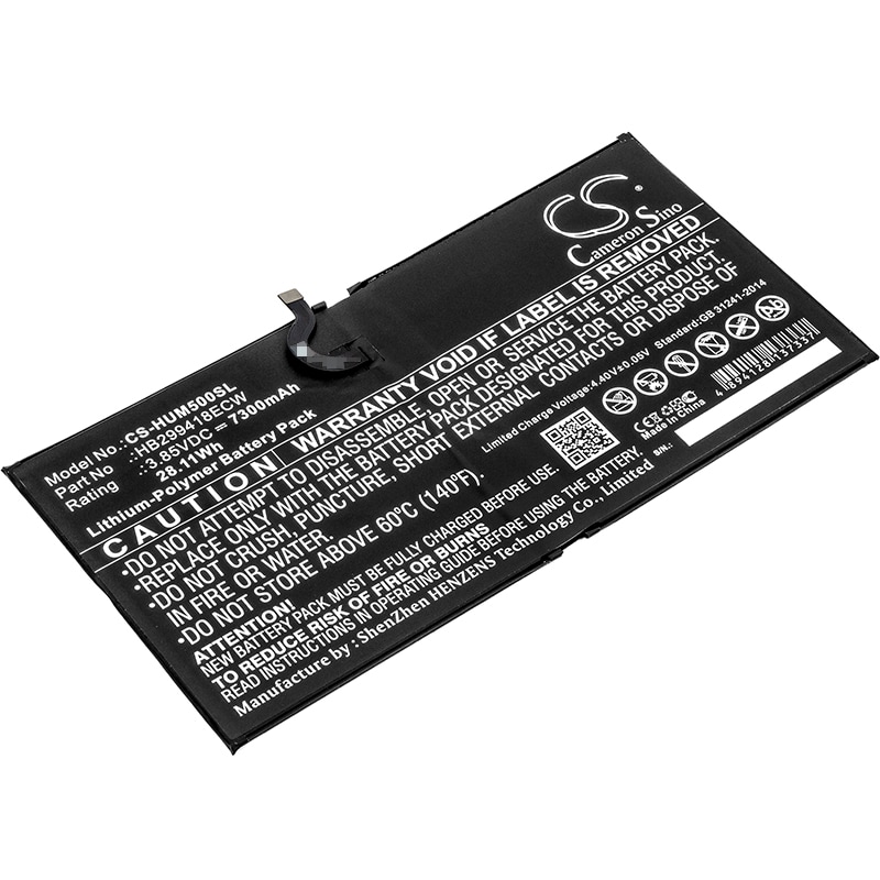 Batteri til tablet til Huawei MediaPad M5, MediaPad M5 10.8, CMR-AL09 og andre.