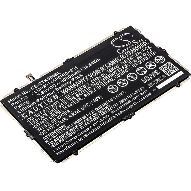 Batteri til tablet til ZTE K90U, ZPAD 10.1