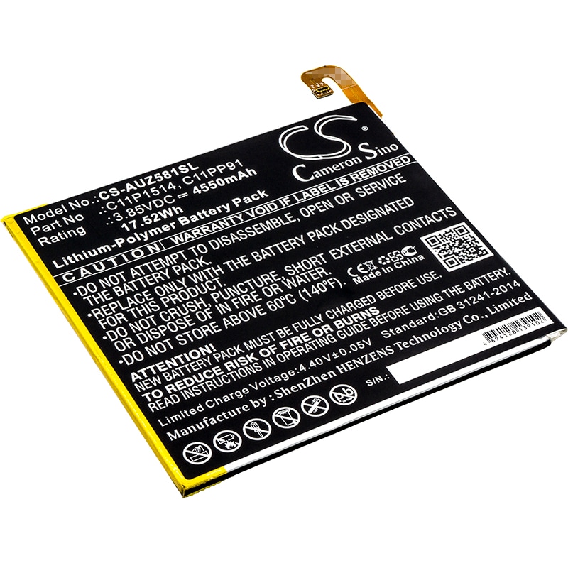 Batteri til tablet til Asus Zenpad Z8, P008, ZT581KL og andre.