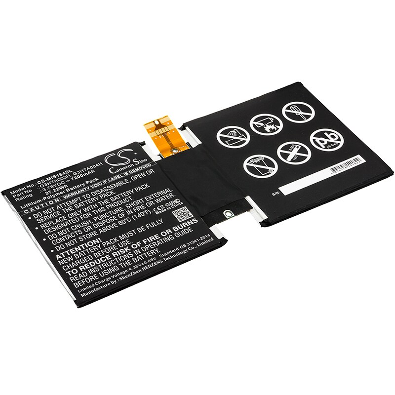 Batteri til tablet til Microsoft Surface 3 10.8", Surface 3 1645, MSK-1645