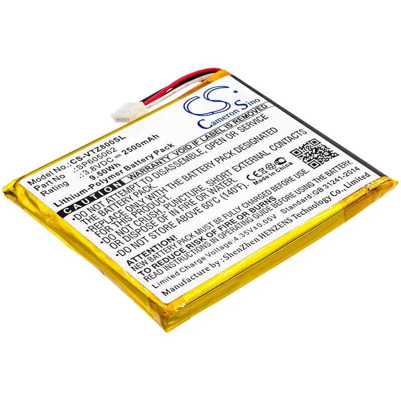 Batteri til tablet til VTech KidiBuzz, 80-169500