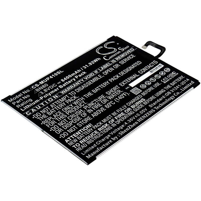 Batteri til tablet til Xiaomi Mi Pad 4 Plus