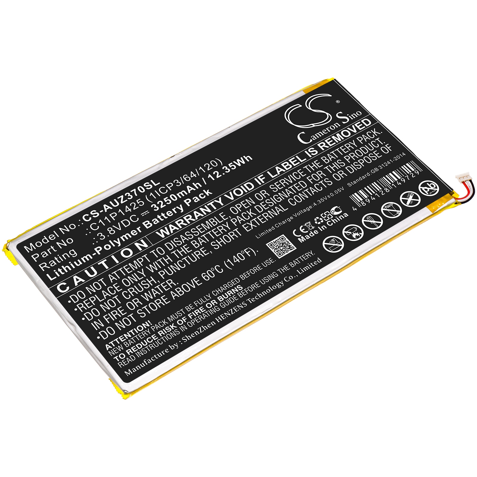 Batteri til tablet til Asus ZenPad 7.0 Z370C, ZenPad M700KL, Z370KL 1B og andre.