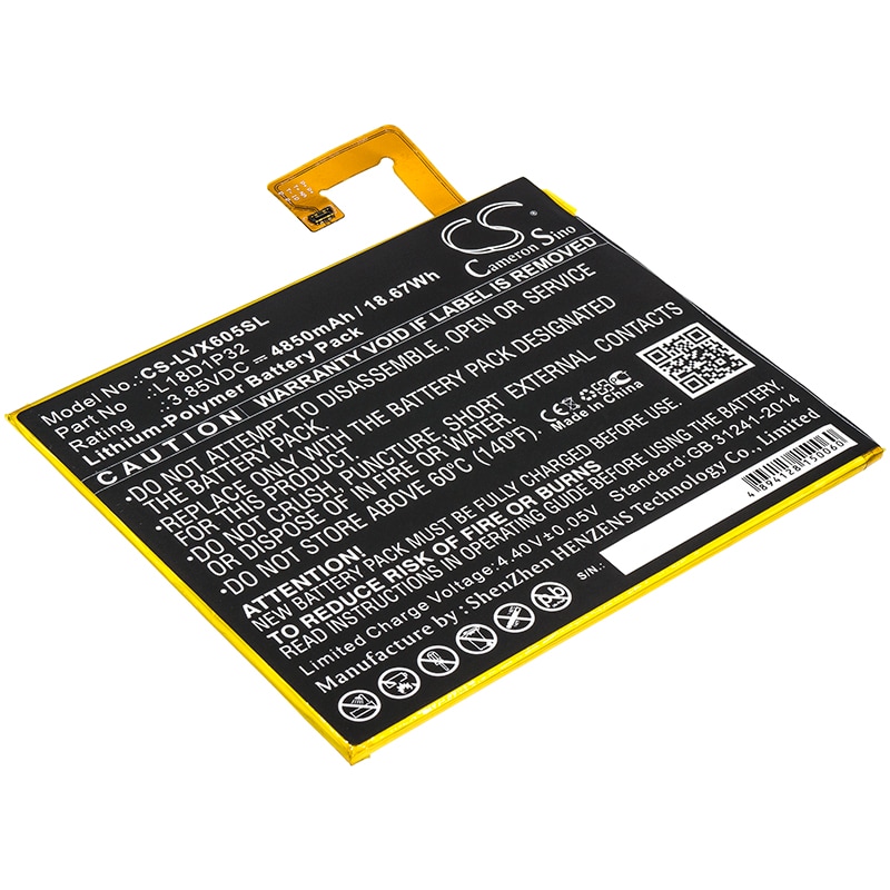 Batteri til tablet til Lenovo Smart Tab M10, TB-X605F, X605 og andre.