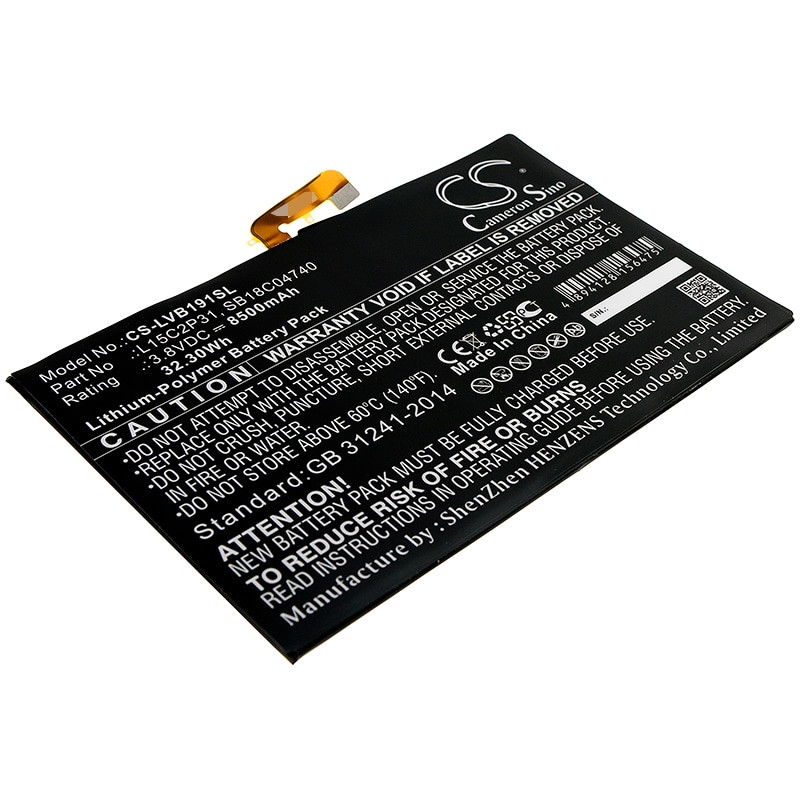 Batteri til tablet til Lenovo Yoga Book, YB1-X91F, Yoga Book YB1-X91F(ZA15) og andre.