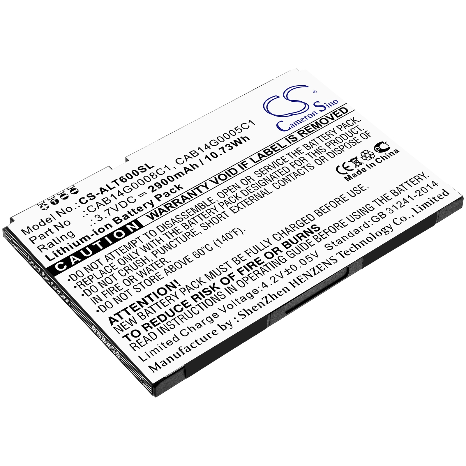 Batteri til tablet til Alcatel One Touch T60, OT-T60