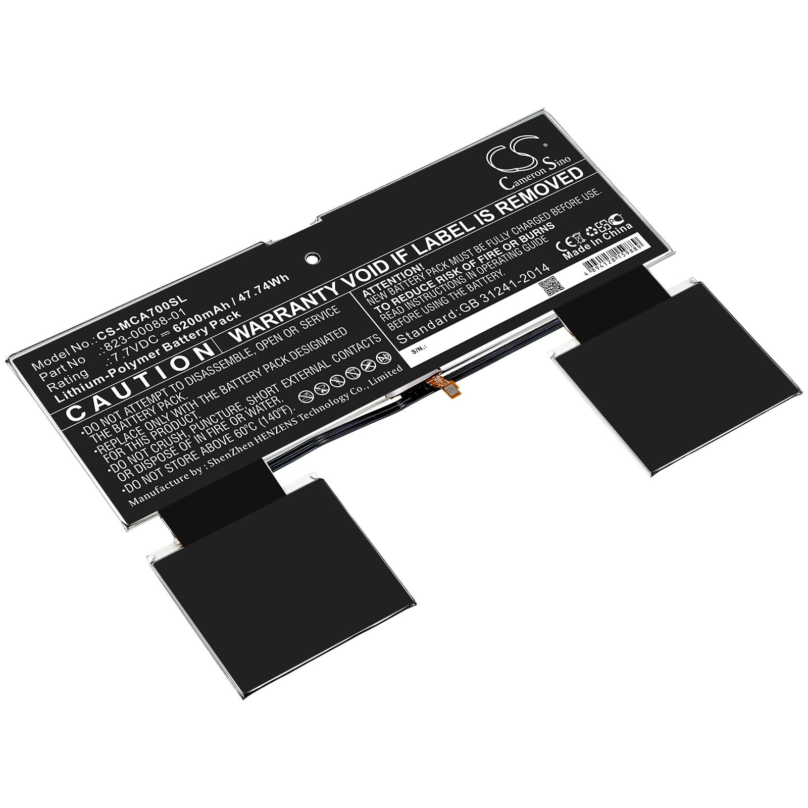 Batteri til tablet til Google Pixel Slate