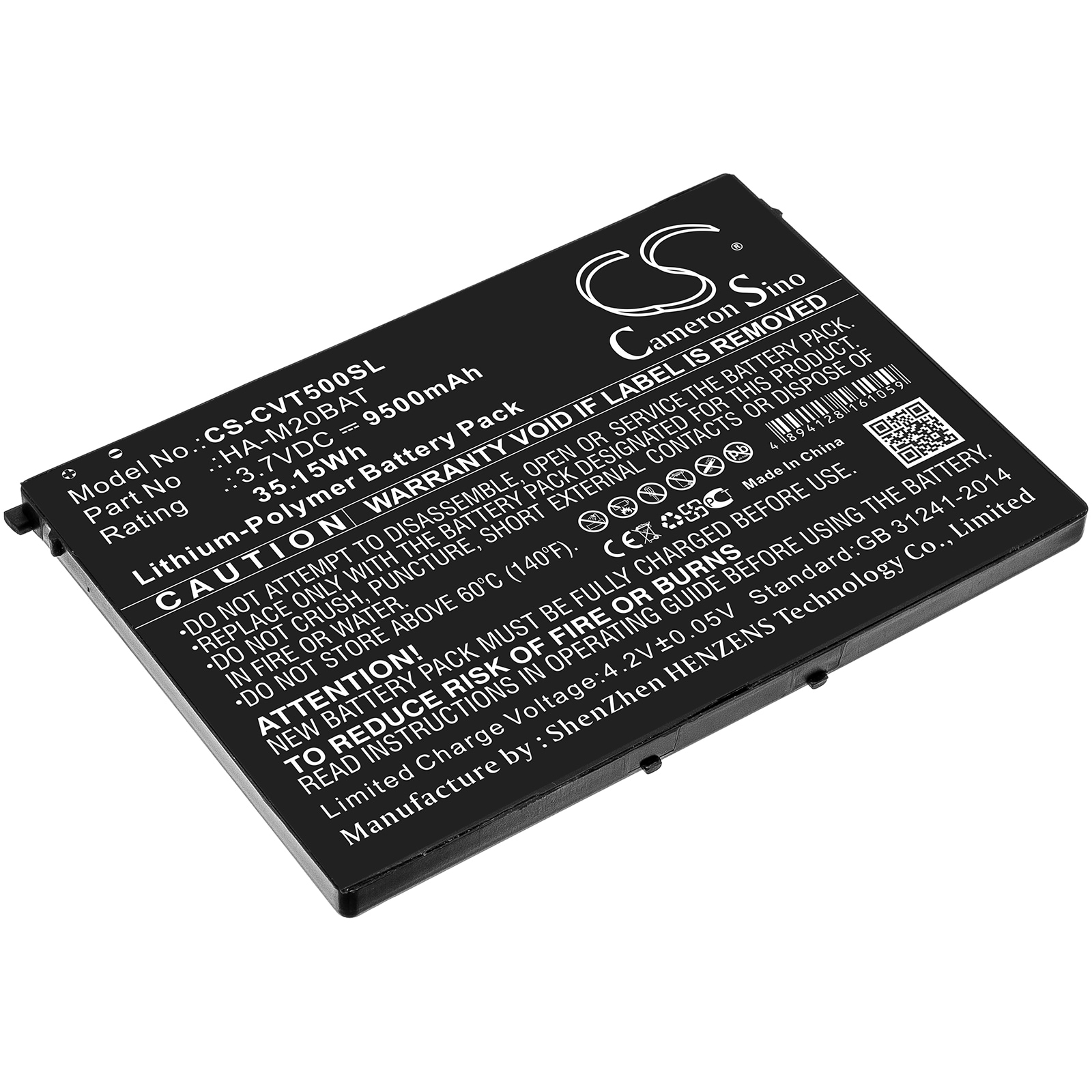 Batteri til tablet til Casio V-T500