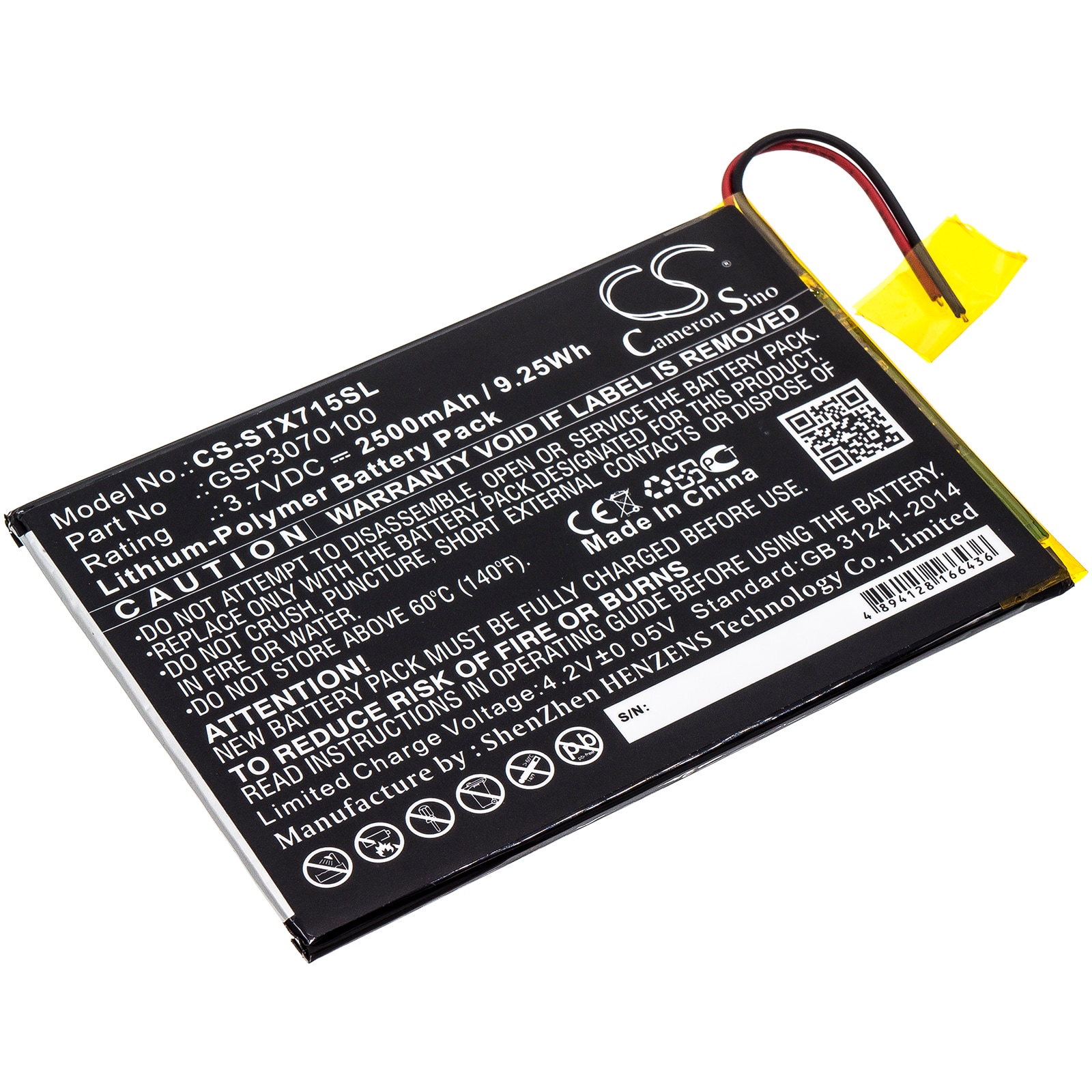 Batteri til tablet til SmarTab ST7150