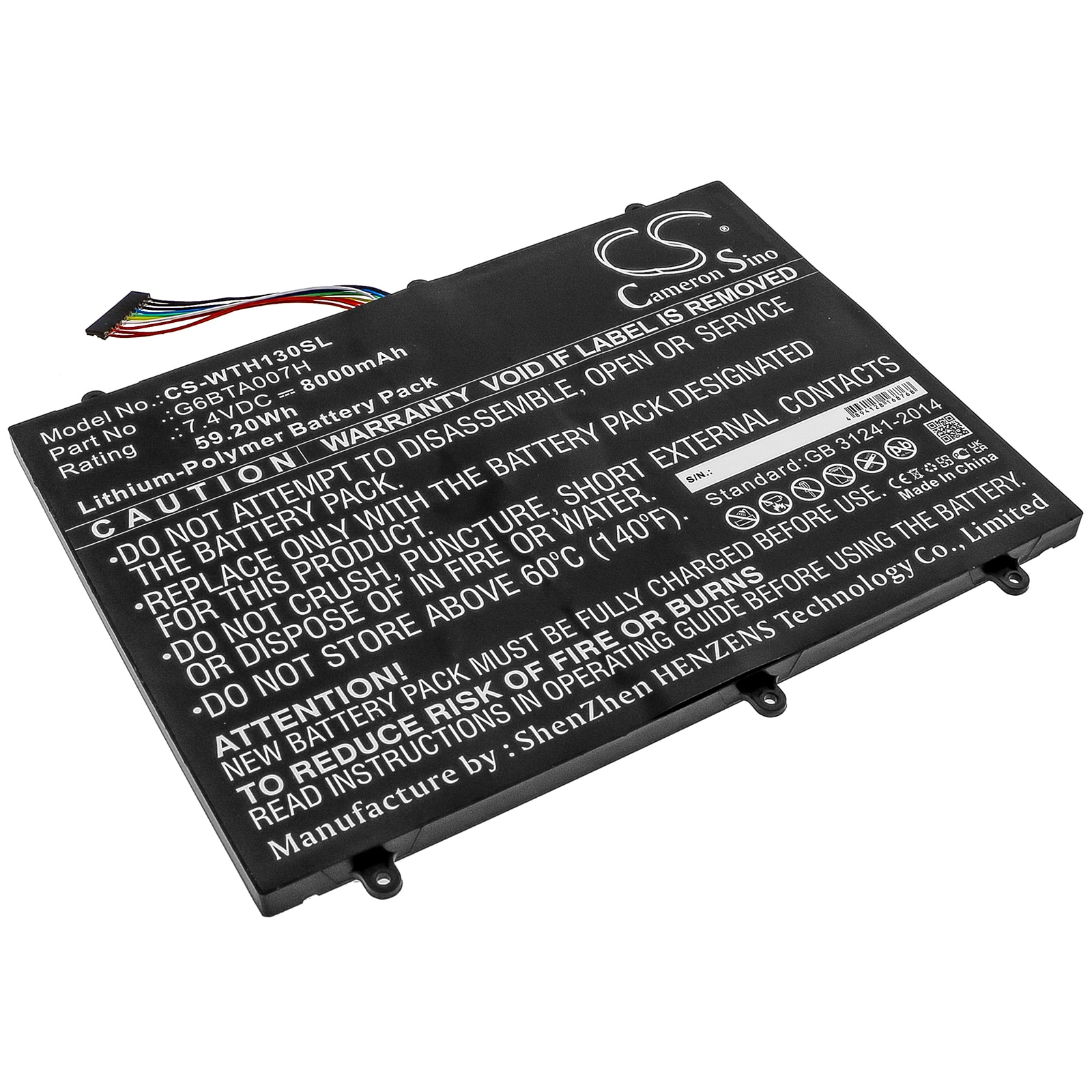 Tabletbatteri til Wacom Cintiq Companion 2, DTH-W1300
